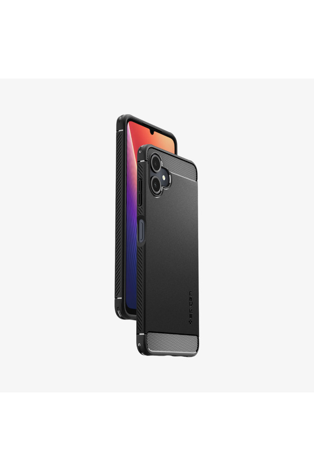 Galaxy A06 Matte Black Rugged Armor Case - Acs08516 - 3
