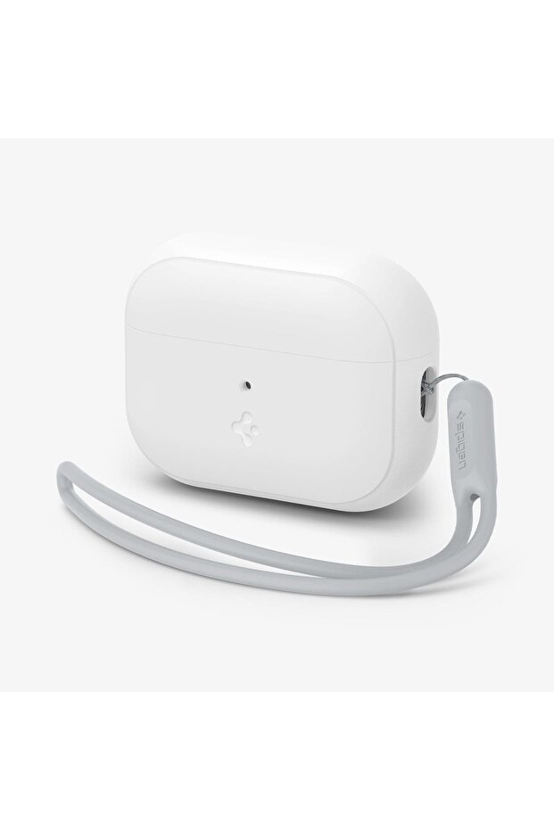 AirPods Pro 2 / 1 Uyumlu Kılıf Silicone Fit + Strap White - ACS05811