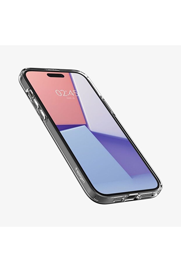 iPhone 15 Plus Kılıf Liquid Crystal 4 Tarafı Tam Koruma Crystal Clear - ACS06647 - 8