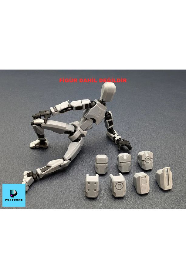 Dummy13 (TİTAN13 - LUCKY13 - KNK13) Robot Kafa Seti | 7 Farklı Tasarım (FİGÜR DAHİL DEĞİLDİR) - 1