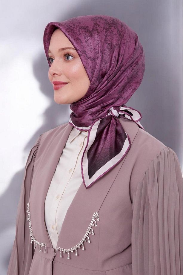 Polyester- Kristal Eşarp -04548 - 1