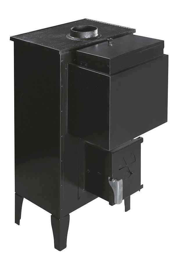 Geniş Camlı Odun ve Pelet Şömine Sobası - 8 kW, Fırınlı, Ayarlanabilir Isı Teknolojisi, Eko Model - 2