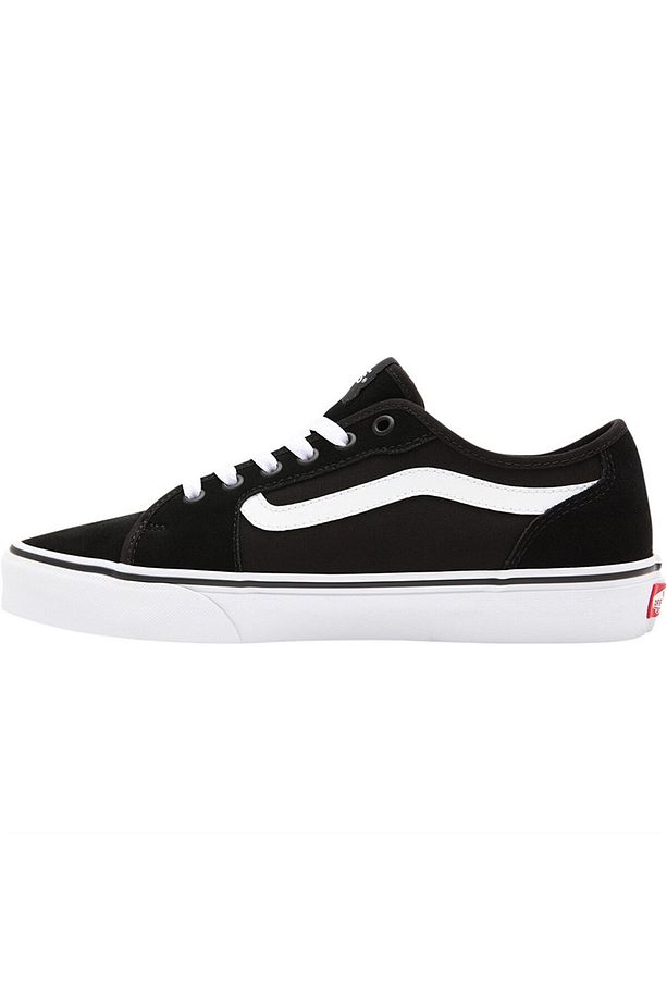 Ayakkabı Vn0a3wkz5lm1 Mn Filmore Decon (SUEDE/CANVAS) Blk/white Leather - 6