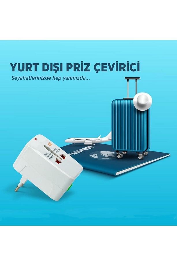 Uluslararası Seyahat Adaptörü Evrensel Soket Fişi Eu Bizi Tek Bir - 2024 Dünya Çapında Elektrikli - 4