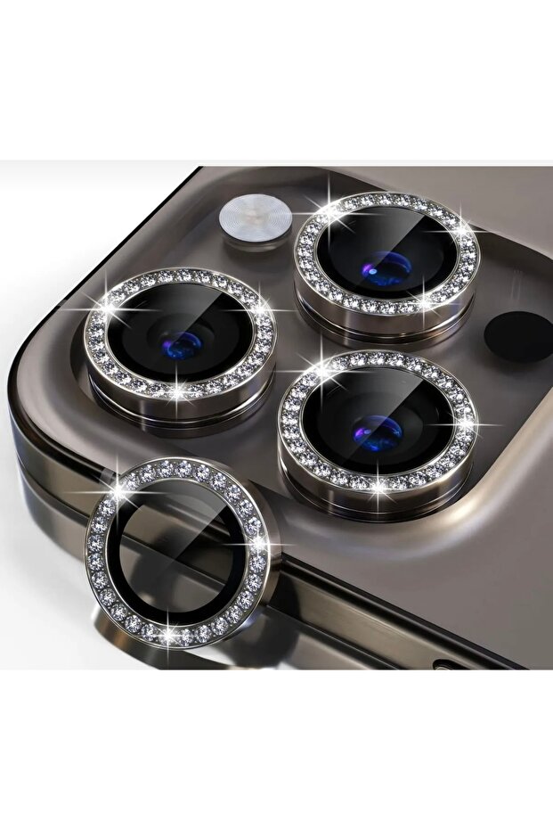 iPhone 15 Pro/15 Pro Max Stone Sapphi̇re Camera Lens Protector