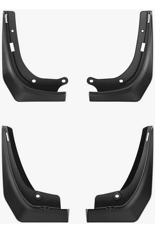 Tesla Model 3 (2023) Weatherbloc (Carbon Edition) Çamurluk 4'lü Set TO300 Black - ACP04511 - 1