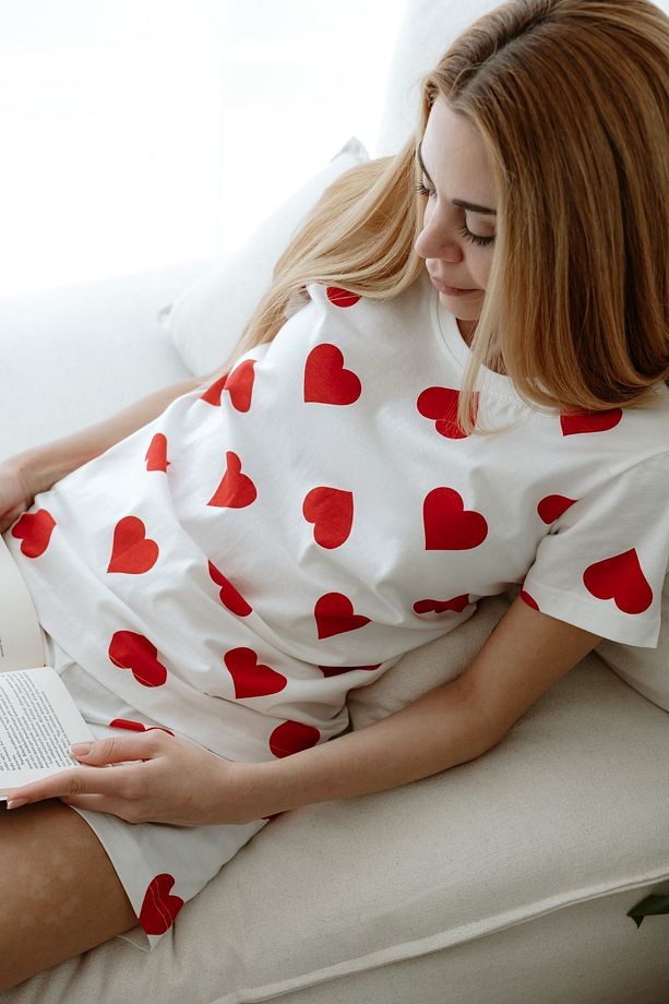 %100 Pamuk Kalpli Şortlu Kadın Pijama Takımı - 2
