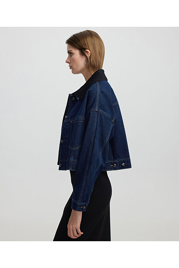 Triko mix denim mont - 6