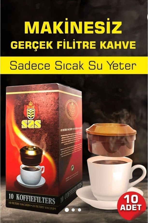 Makinasiz Filtre Kahve 7,5 gr 10 Adet - 4
