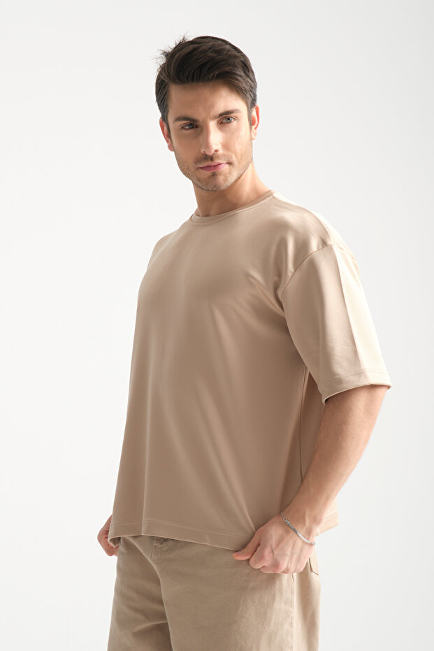 Ανδρικό μπλουζάκι Plume Basic Oversize - 4