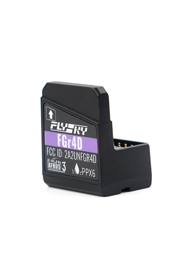 Black Flysky FGr4D Receiver Built-in Dual-Antenna PWM/PPM/i-BUS2/S.BUS/i-BUS Output Receiver for All - 1