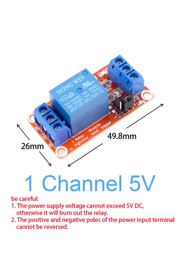 1 Channel 5V High/Low Level Trigger Relay Module 1/2/4/8 Channel 5V12V24V Home Intelligent Control M