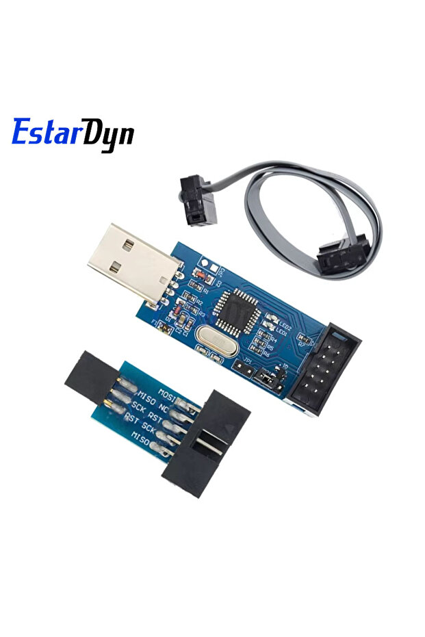 1set Estardyn New USBASP USBISP AVR Programmer USB ISP USB ASP ATMEGA8 ATMEGA128 Support Win7 64K 10