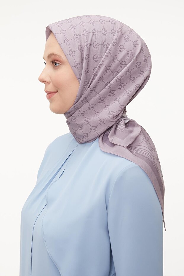 Lilac L Pattern Aura Scarf - 4