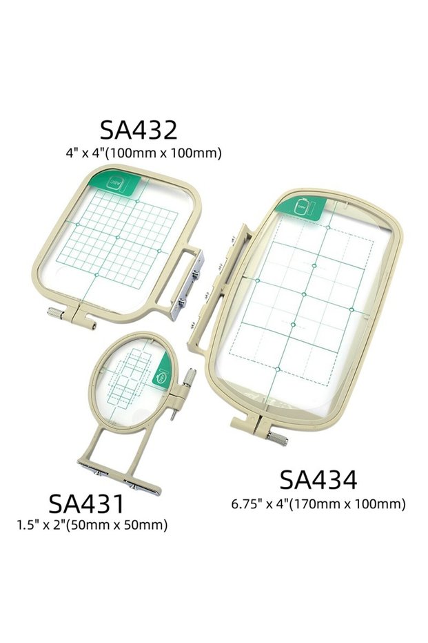 3 Hoops Set Sewing and Embroidery Hoop for Brother Innovis M280D SE600 SE270D SE350 PE550D M230E PE5
