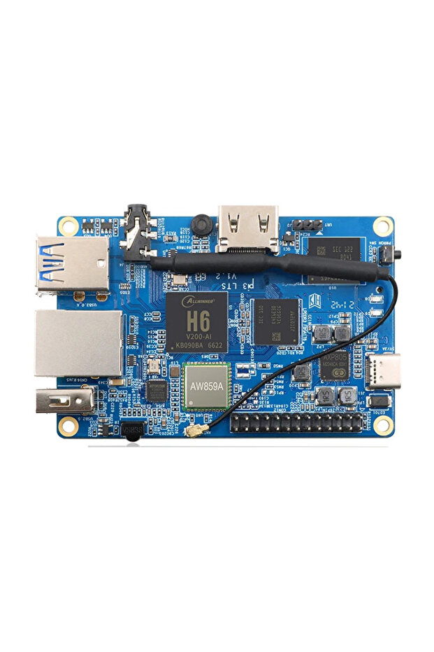 PI 3 LTS Orange Pi 3 LTS 2G8G EMMC with HDMI+WIFI+BT5.0, AllWinner H6 SoC,Open Source Board Computer