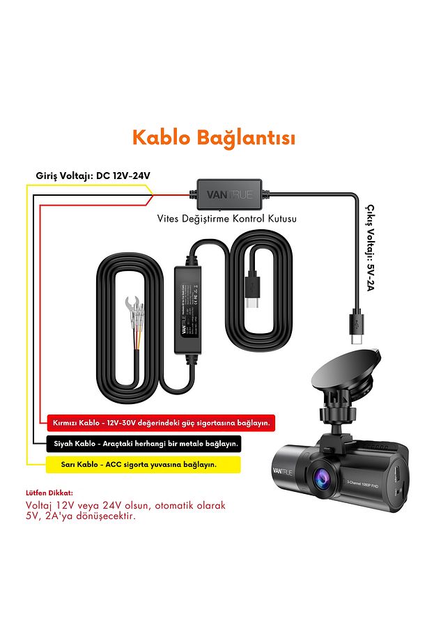 VP03 Park Gözetim Modu Kablosu - 2