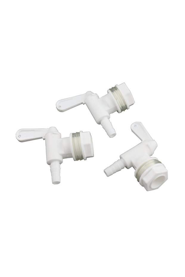 3pcs/lot White Plastic Spigot Bucket Bottling Spigot Fermenter Tap Faucet Replacement Homebrew Be...