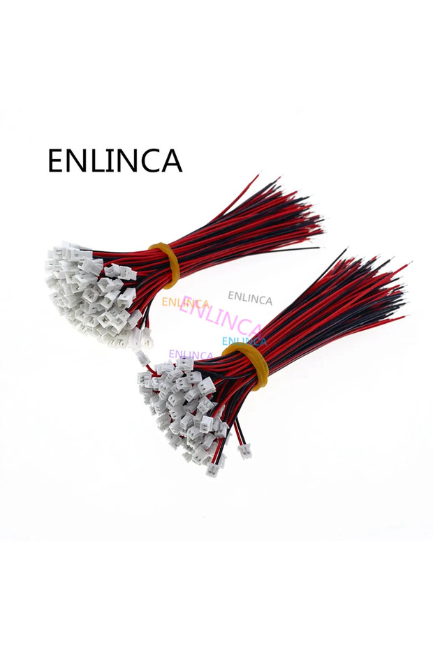 20 Pair 20Pair Micro JST PH 1.25 2 PIN Male Female Plug Connector With Wire Cables 100mm