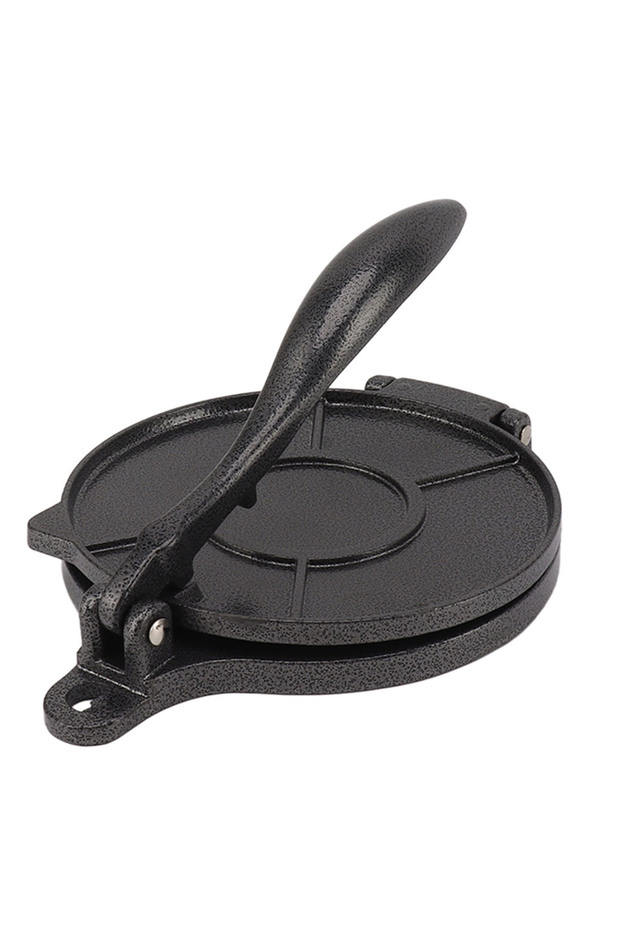 16cm black 16/20cm DIY Tortilla Press Maker Aluminium Alloy Manual Corn Tortillas Dough Pressing Too