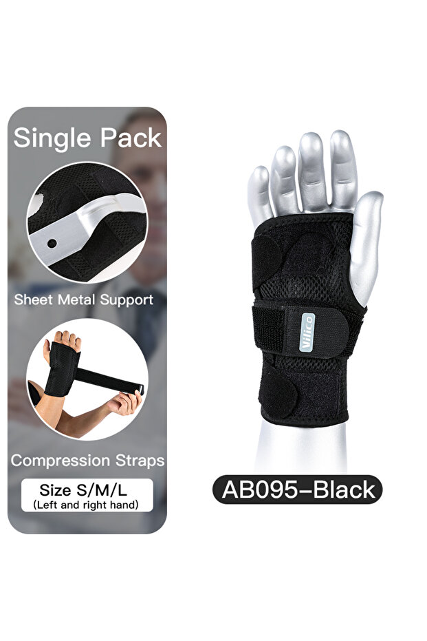 right hand 1PCS Wrist Splint Carpal Tunnel Protector Wrist Support Hand Brace Palm Wrap Wrist Injury