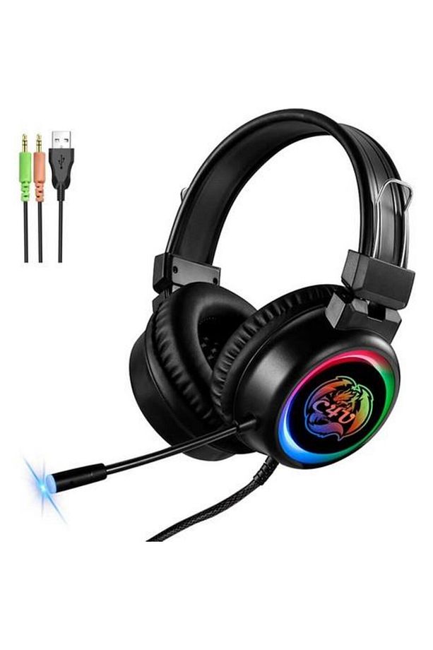 C4u Dragon V5 Rgb Kablolu Mikrofonlu Profesyonel Oyuncu Kulaklık 3.5mm - 2