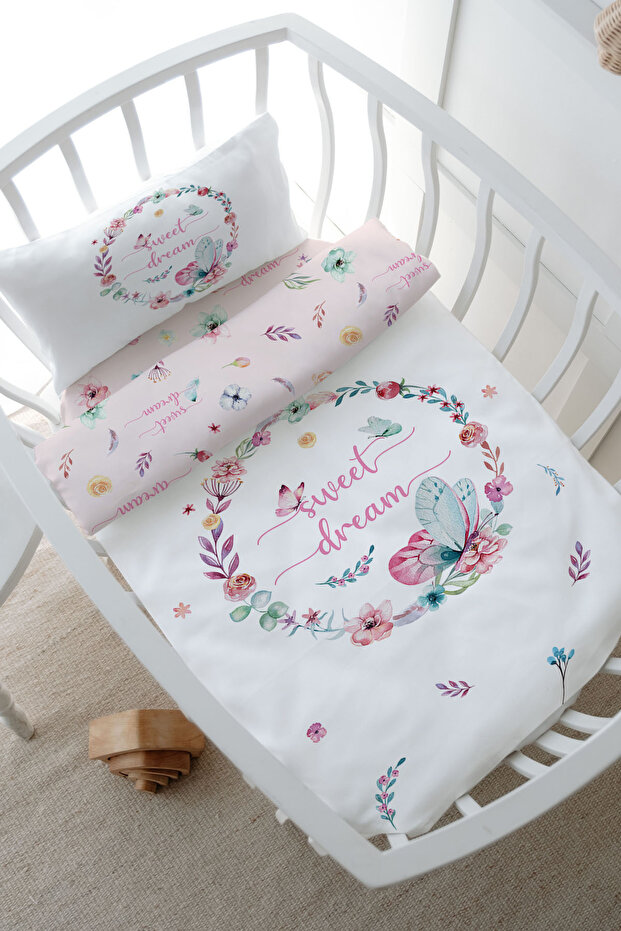 Park Bedding Set (80X120) - for Baby Series - Butterfly Circle