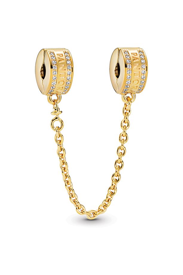 Logolu Güvenlik Zinciri Klips Charm - 1