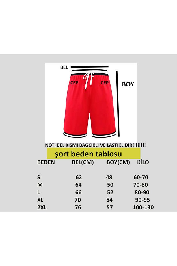 basketbol şortu.spor şort.fitnes.şort.sporcu.şortu - 4