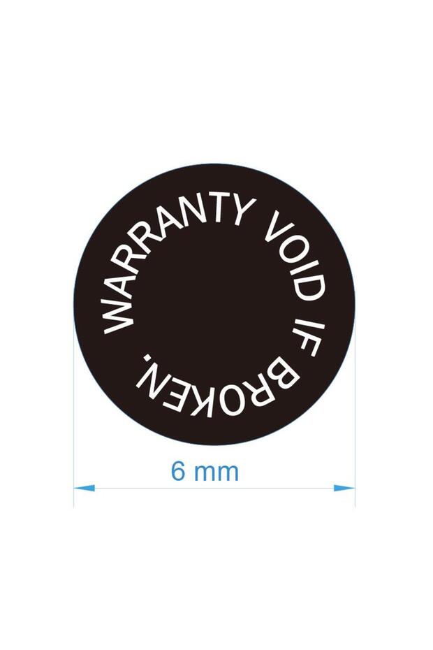 6mm 360pcs 6/8/11/14mm WARRANTY VOID IF BROKEN Screw Hole Sticker Tamper Evident Brittle Paper Secur