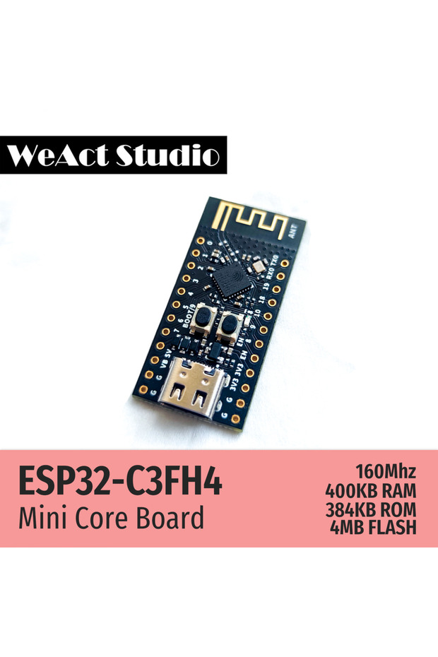 لوحة تطوير WeAct ESP32 ESP-32 ESP32C3 ESP32-C3FH4 وحدة لاسلكية متوافقة مع WiFi وBluetooth... - 1