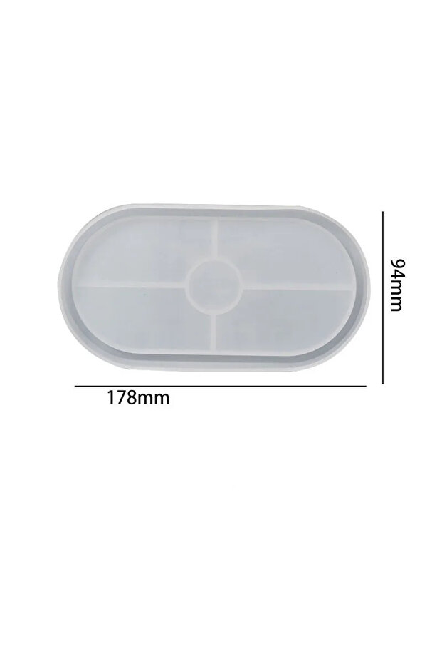 Oval Mold Oval Silicone Resin Mold - User-Friendly, Durable DIY Craft Tool for Jewelry & Home Décor,