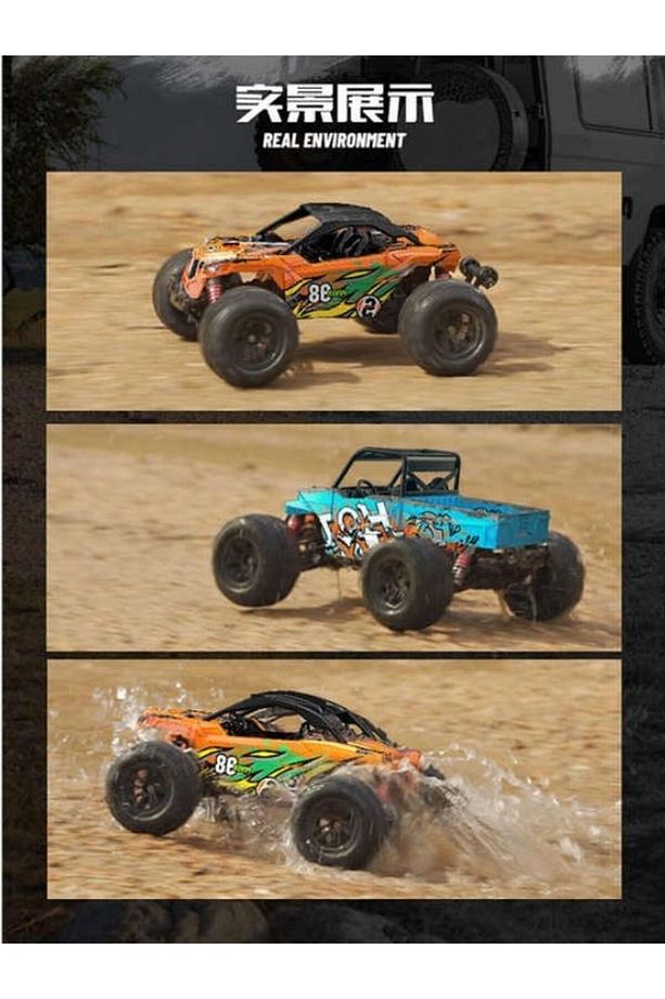 RC Uzaktan Kumandalı Araba 4WD 1:16 36km/H Şarjlı 4x4 Model Araç - 4