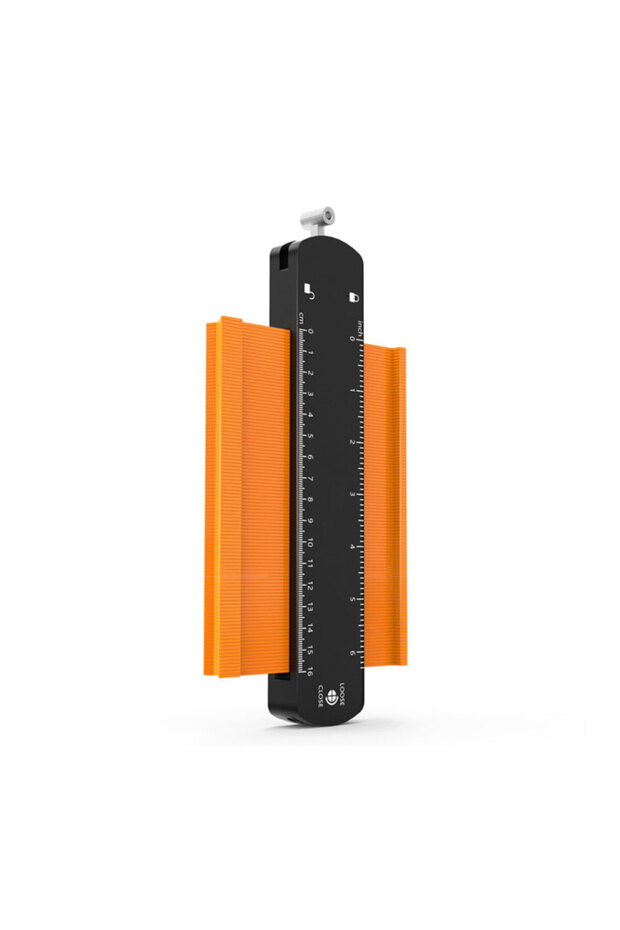 10 inch Wider Contour Gauge Duplicator With Lock 6/10 Inch Profile Shape Copy Tool Template for Curv - 4