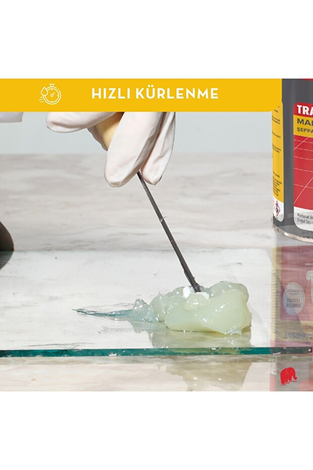 Granit Mermer Ve Taş Yapıştırıcı Şeffaf 800 gr - 5