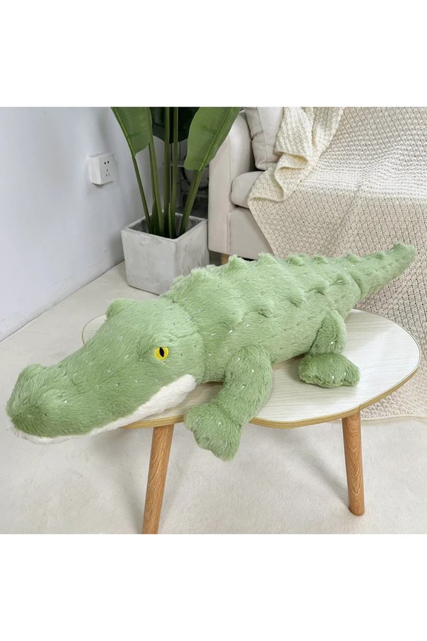 50cm green Soft Crocodile Plush Toy Fluffy Full Stuffed Animal Pillow Doll Jungle Green Giant Alliga