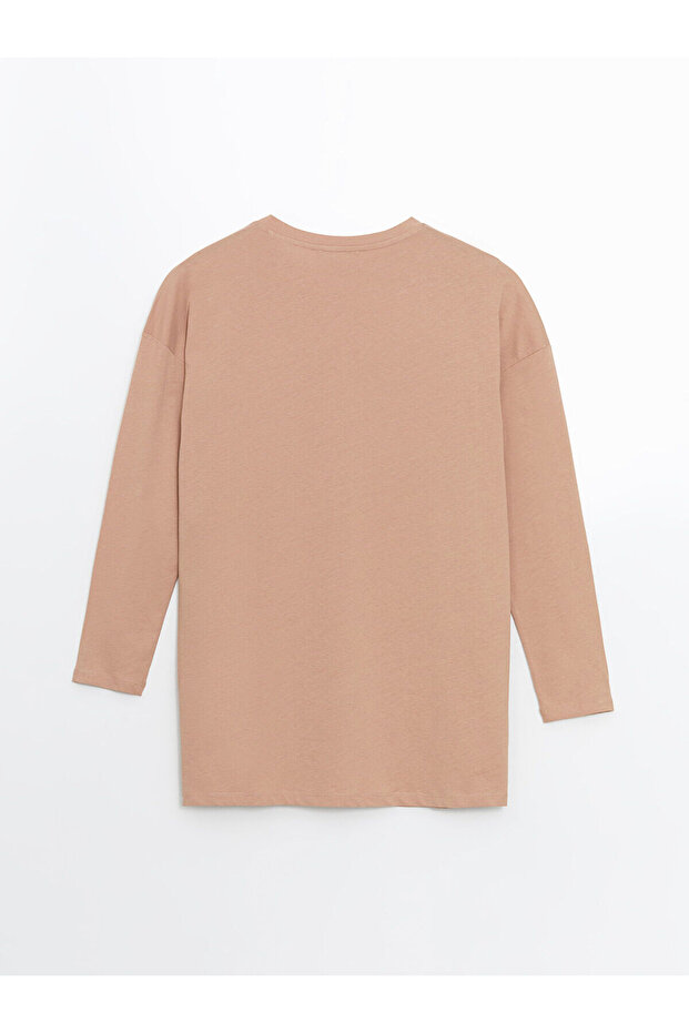 Crew Neck Printed Women's Tunic - 6