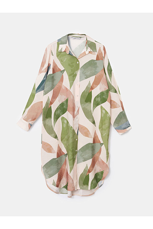 Patterned Women's Shirt Tunic