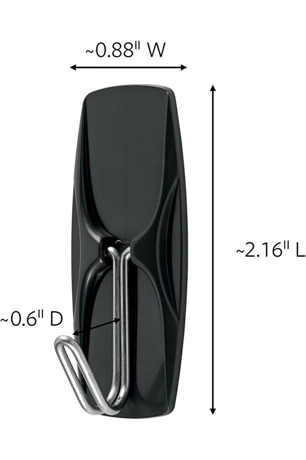 Command 2 Pc Wire Hooks with 3 Strips - 2