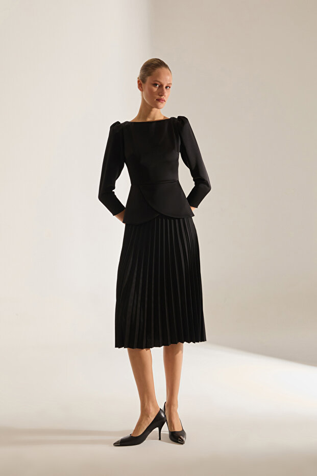 DARYA SİYAH BALIK ETEK - 1