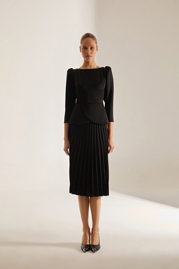 DARYA SİYAH BLUZ - 4