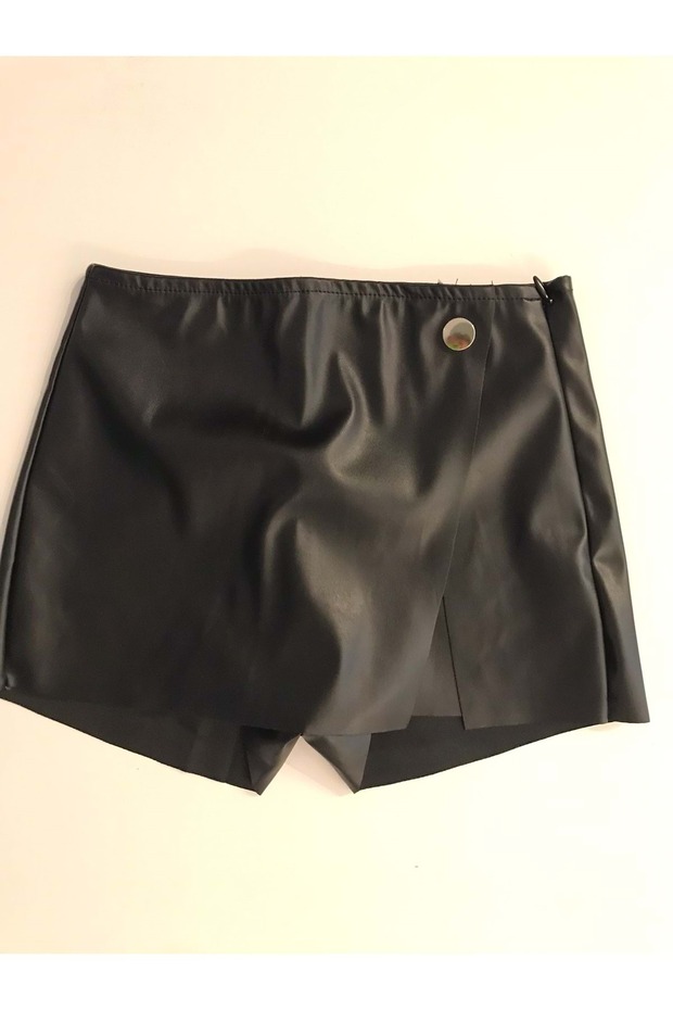 3618 DERİ ŞORT ETEK 5/14 - 1