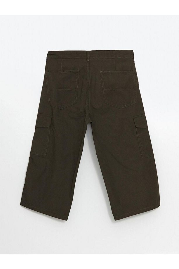LCWAIKIKI Classic Standart Kalıp Gabardin Erkek Roller Şort - 6