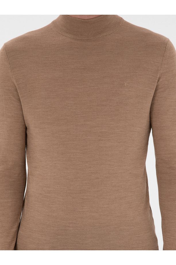 Camel Slim Fit Basic Kazak 50293281-VR015 - 6