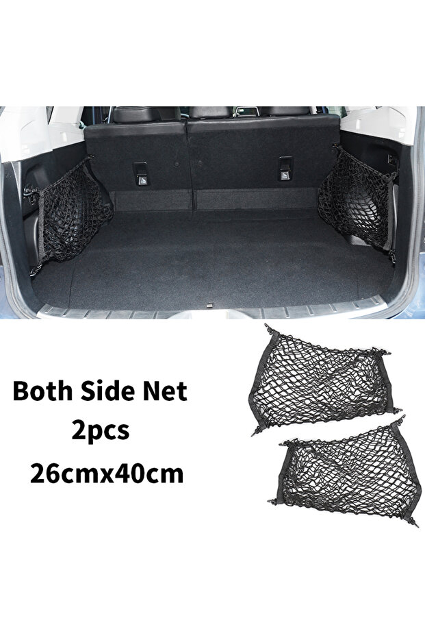 Side Net 2pc 26x40CM For Subaru Forester Impreza Ascent Outback Legacy XV WRX BRZ Car Trunk Luggage