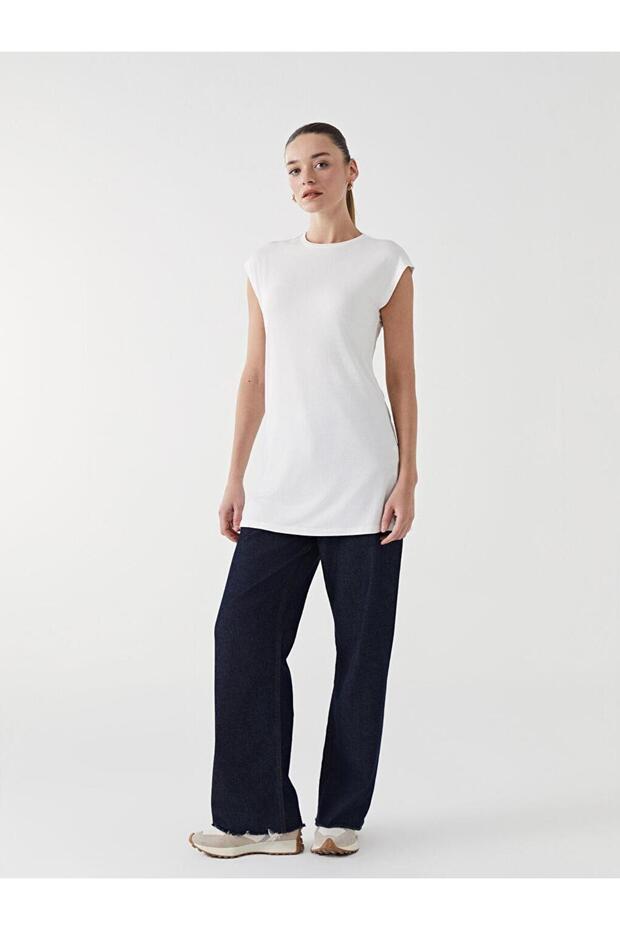 LCW Modest Bisiklet Yaka Kadın Tunik - 2
