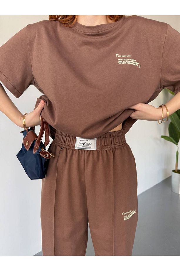 Kadın Yazlık Oversize Eşofman Takımı - 3