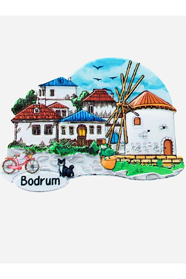 BODRUM TEMALI KALİTELİ POLYESTER MAGNET - 3
