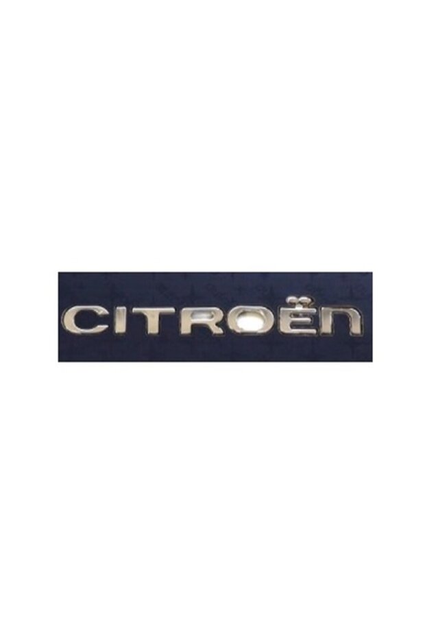 Rear Luggage Writing Citroen Large Nickel (2No) C3 C4''Citroen''