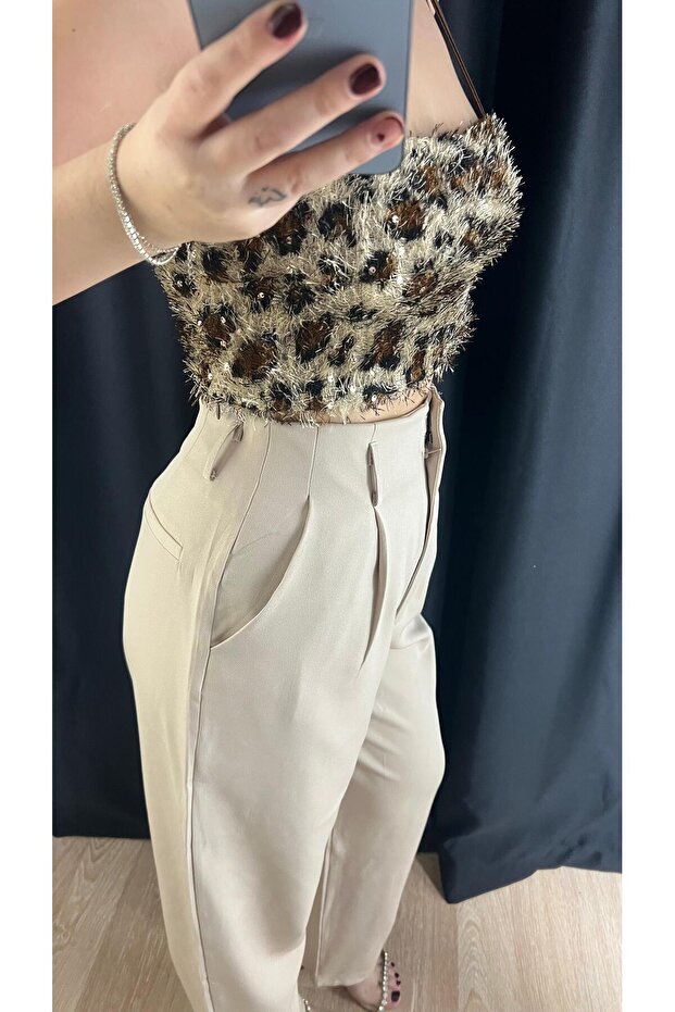 TAŞ PİLİSELİ PANTOLON - 2